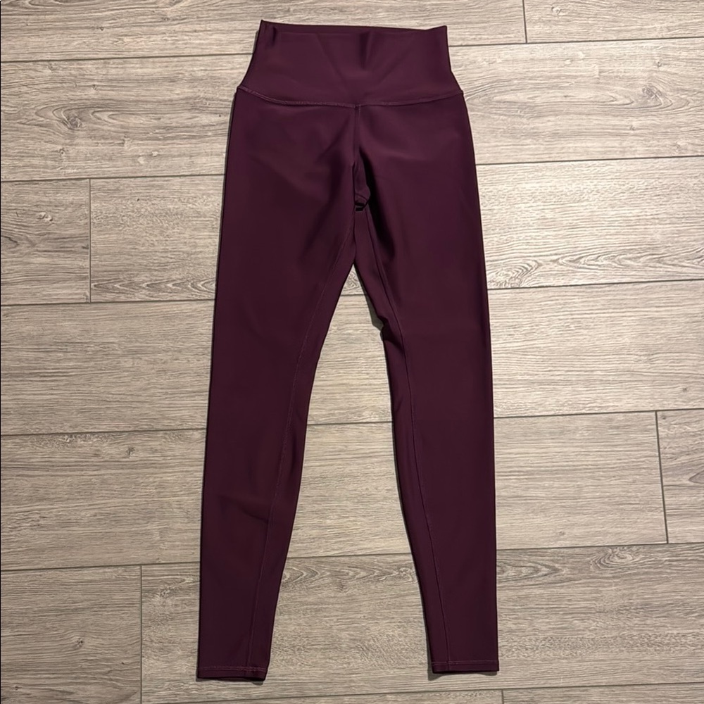 ALO High-Waisted Purple/Maroon Leggings
